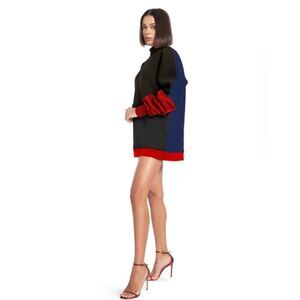 Muehleder Women's Size XS Multicolor Sweatshirt Long Sleeve Pockets NWT